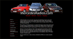 Desktop Screenshot of mercedesradios.com